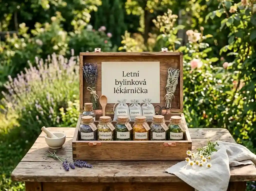 Letní bylinková lékárna bylinářky Hanky — přírodní péče o oči a pokožku